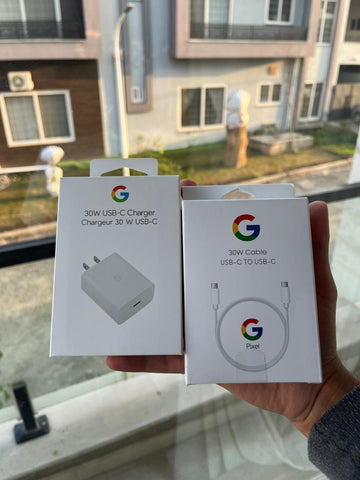 Google 30W USB-C Fast Charger + Free USB-C Cable
