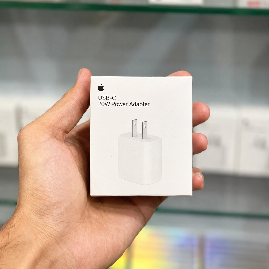 Apple 20W USB-C Charger UK 3-Pin + Free Cable